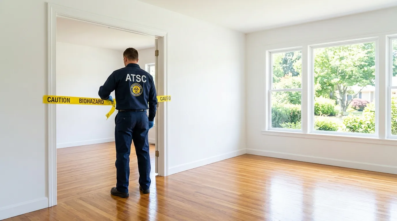 Certified biohazard cleanup crew performing Trauma Scene Cleanup in Mount Kisco