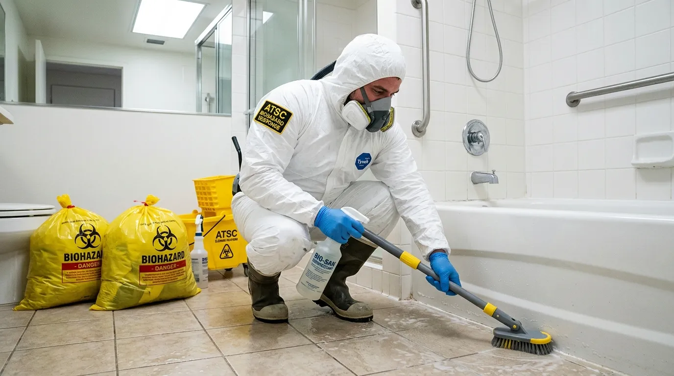 Decontamination equipment deployed for Blood Cleanup in Mount Kisco